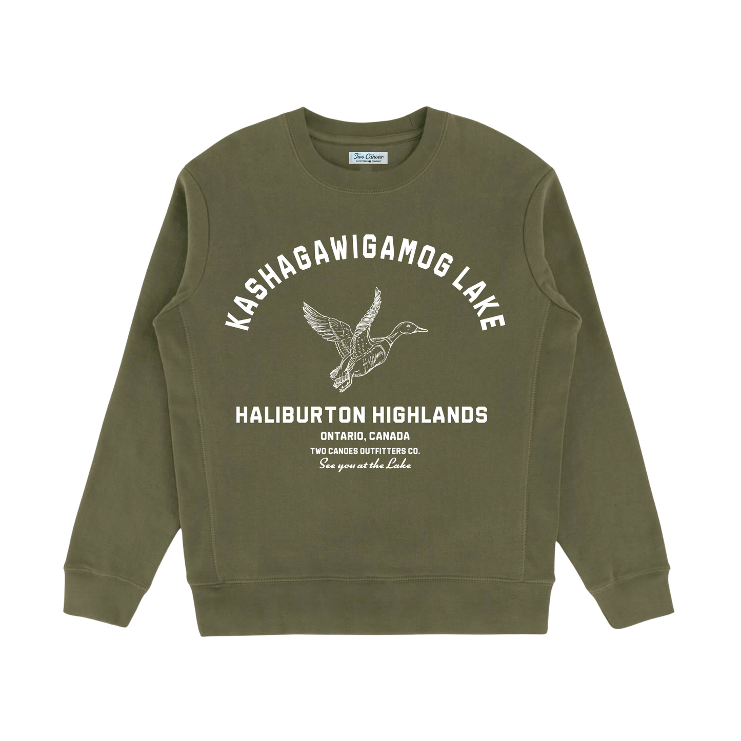 Classic Mallard Duck Fleece Crewneck