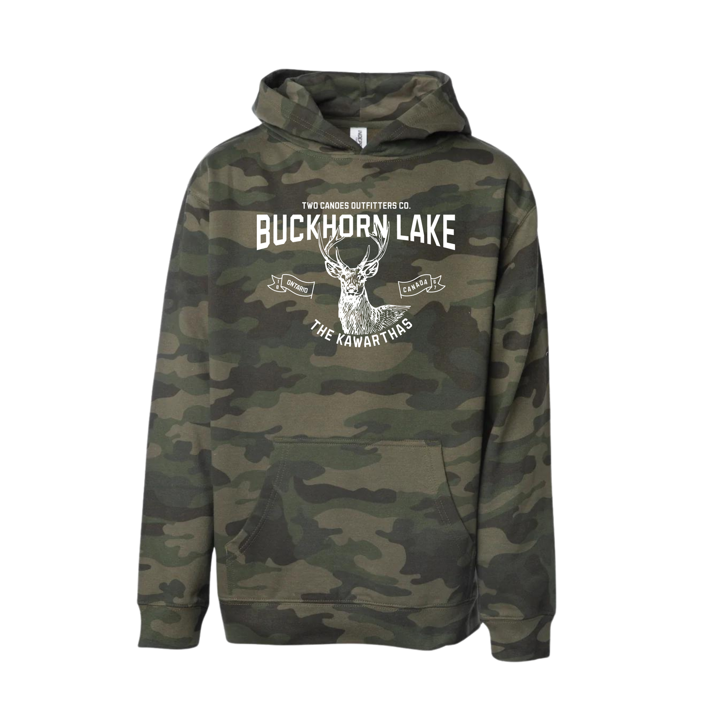 Kids | Classic Buck Head Fleece Hoodie