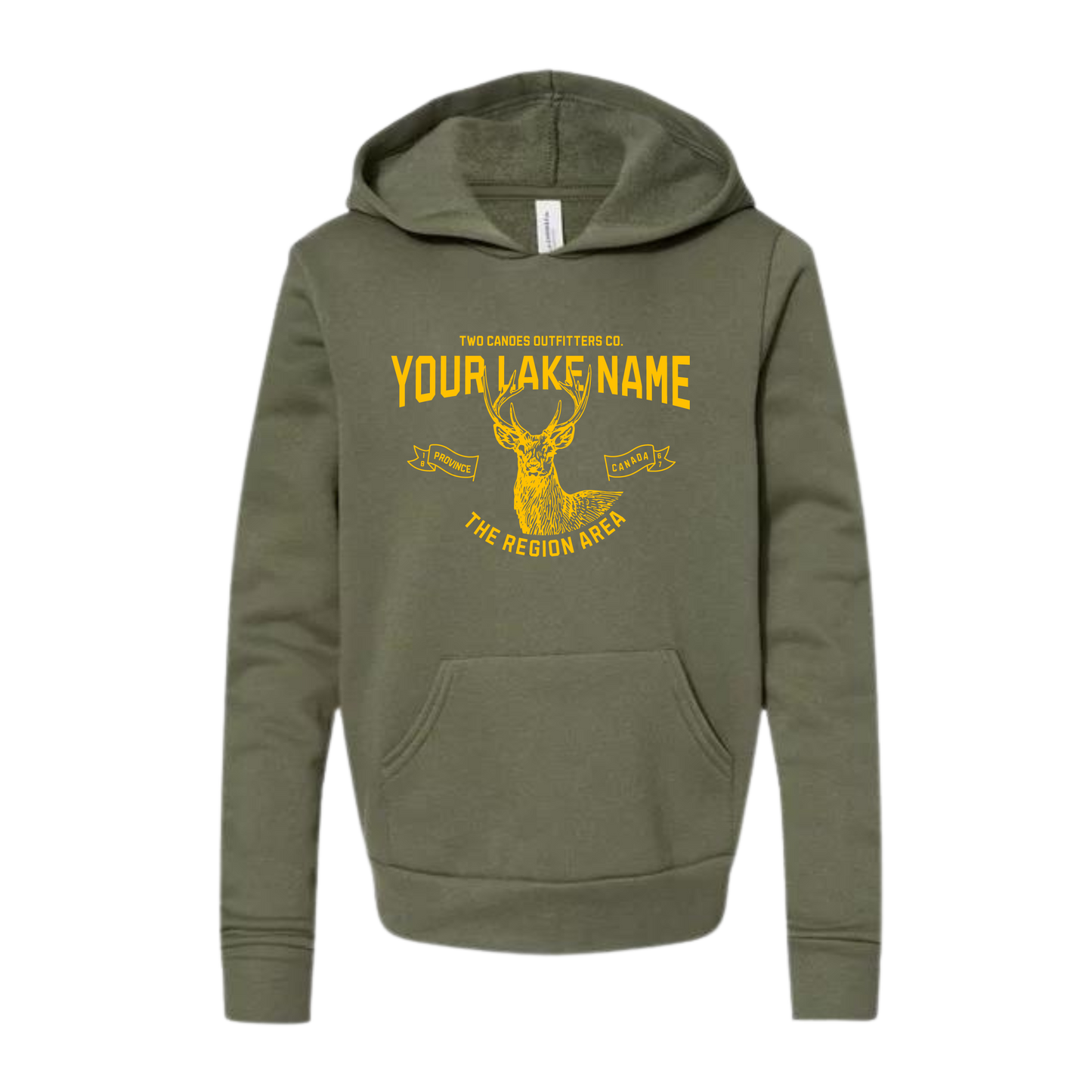 Kids | Classic Buck Head Fleece Hoodie