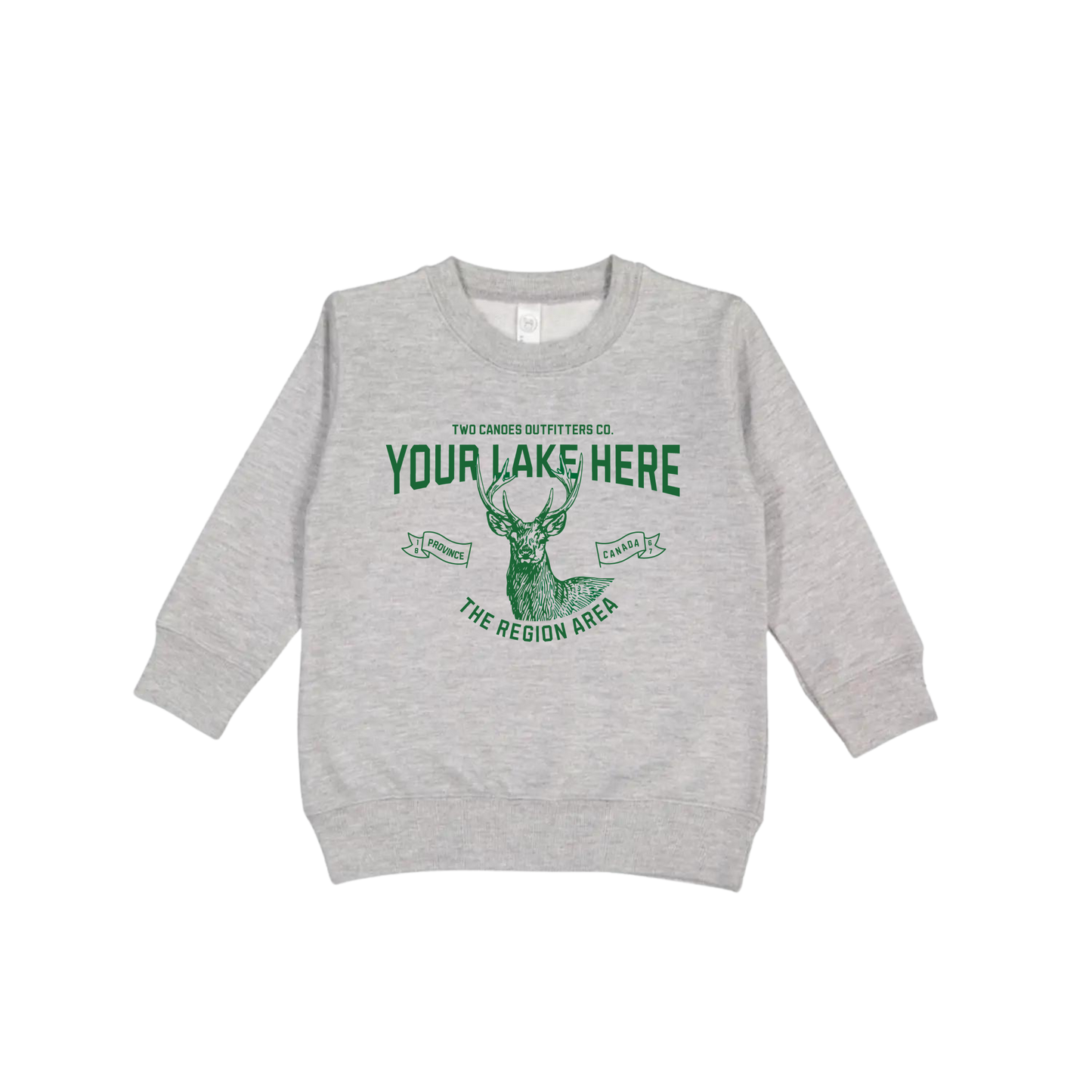 Toddler | Classic Buck Head Fleece Crewneck