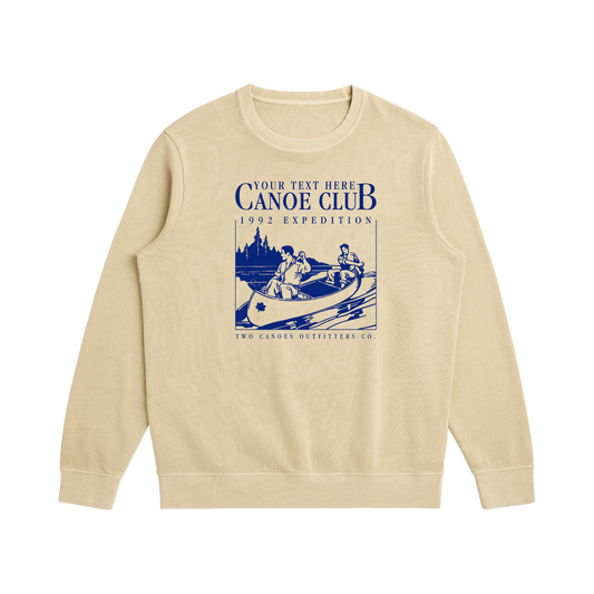 Canoe Club Graphic French Terry Crewneck