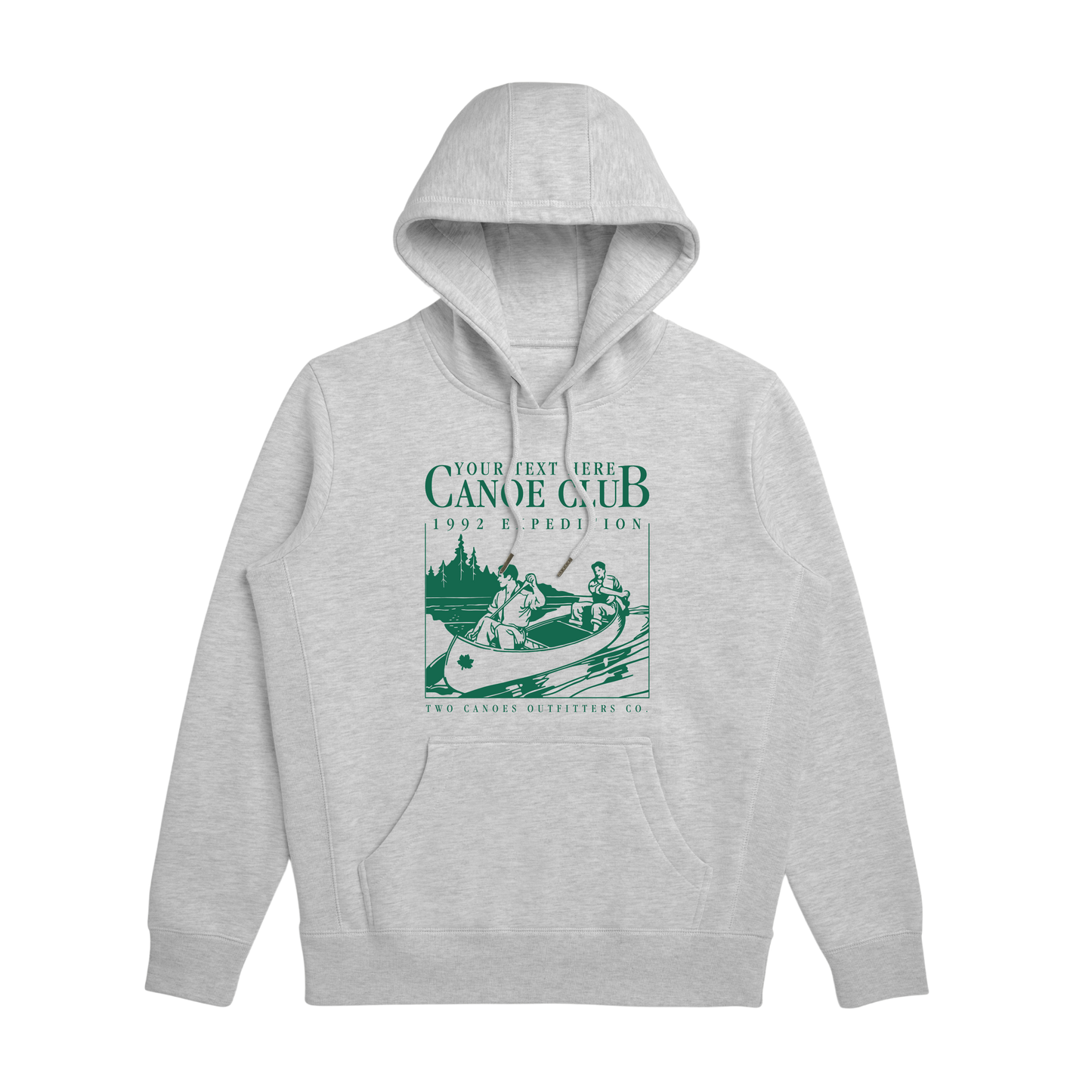 Canoe Club Graphic Fleece Hoodie