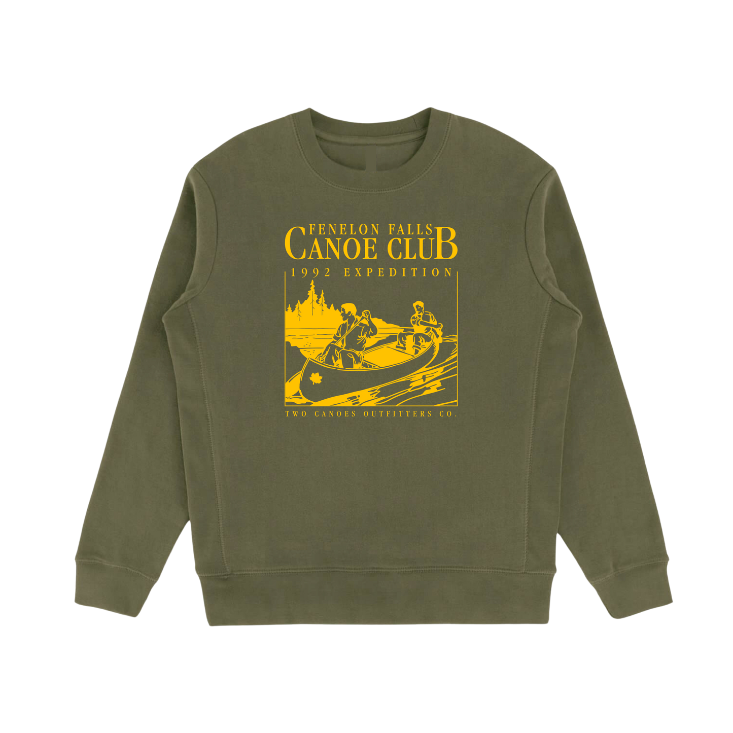 Canoe Club Graphic Fleece Crewneck