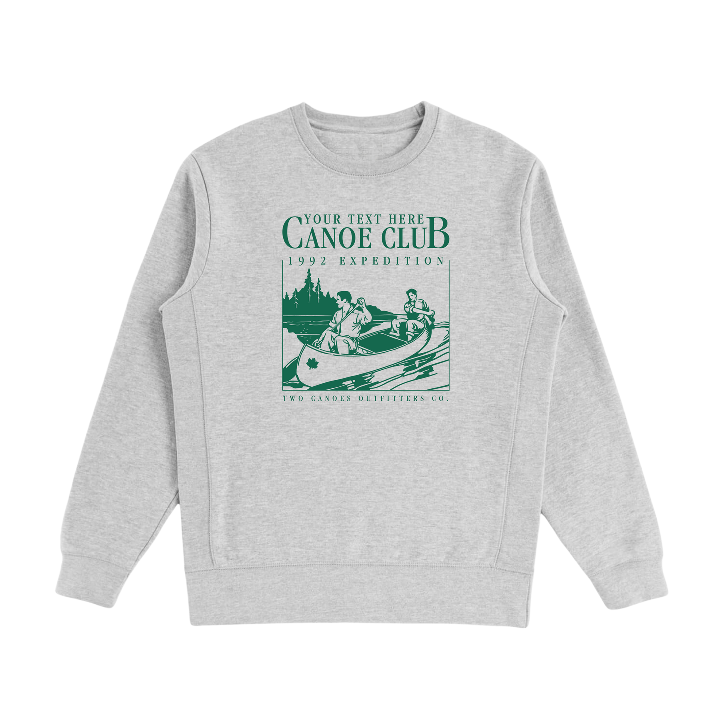 Canoe Club Graphic Fleece Crewneck