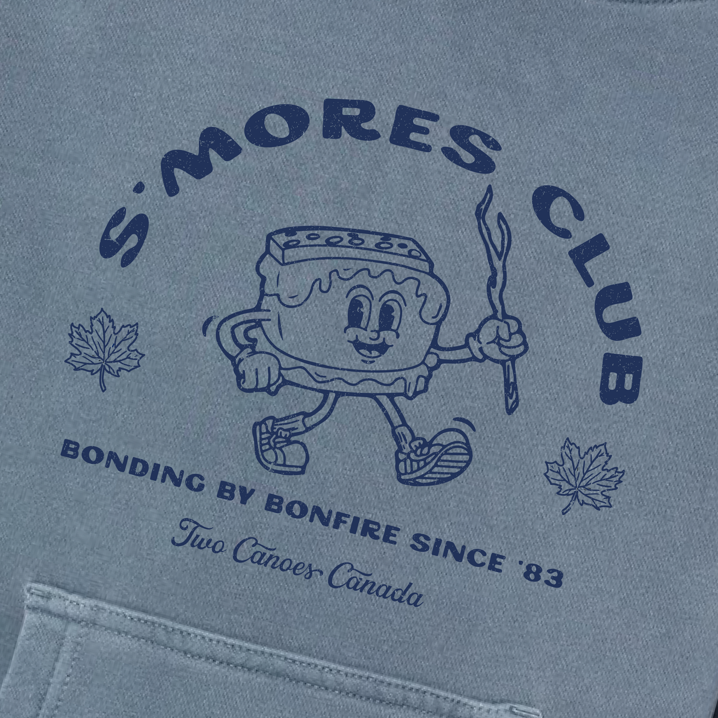 Kids | S'Mores Club | Pigment Dyed Fleece Hoodie