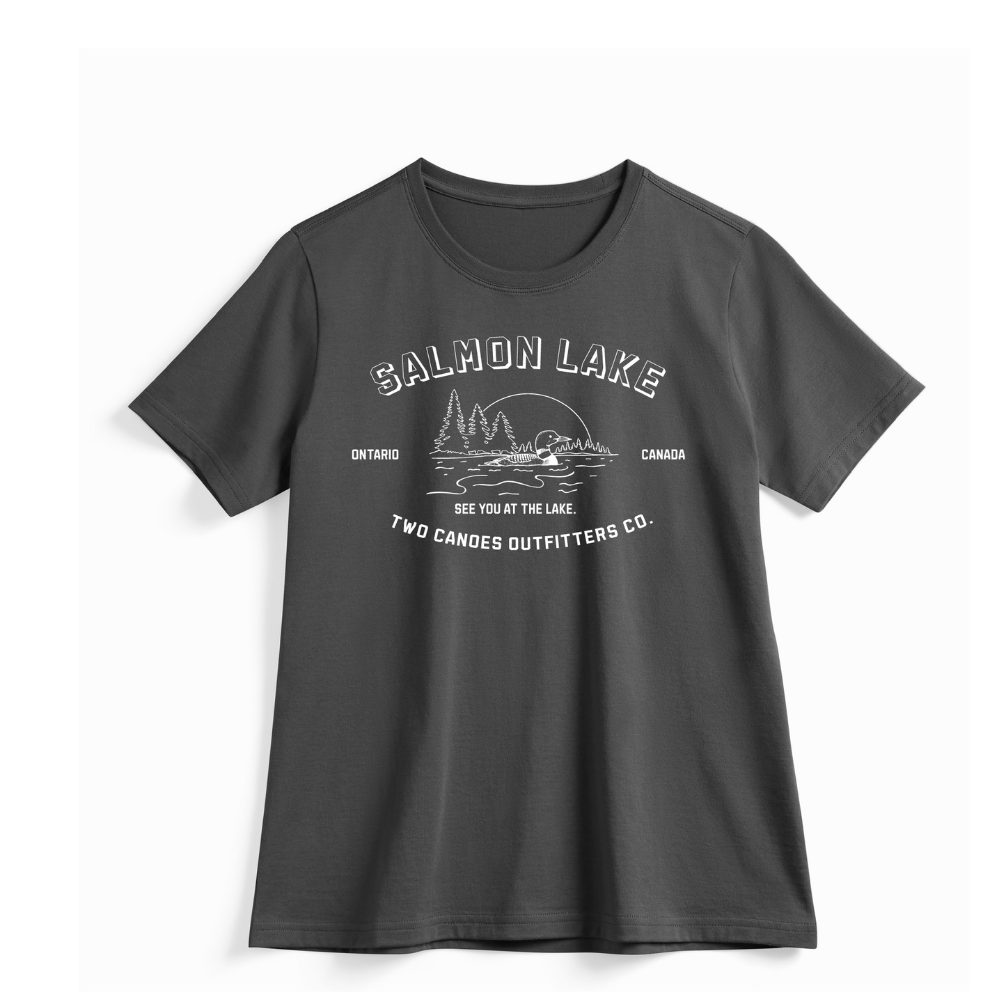 Salmon Lake | Womens | Classic Loon Supima Cotton T-Shirt