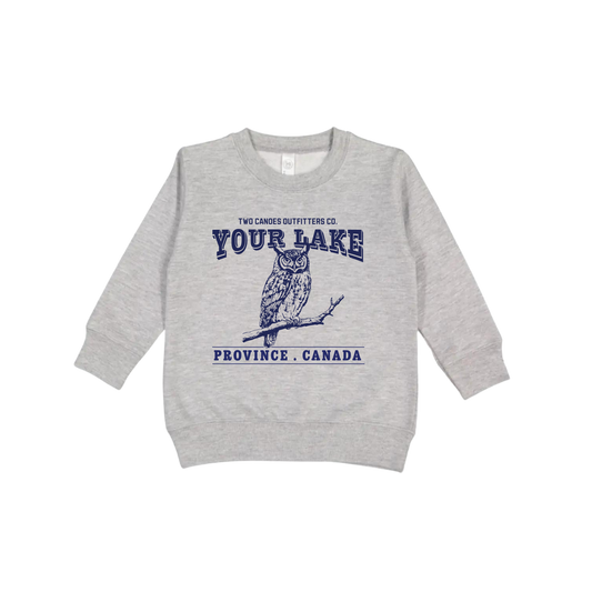 Toddler | Vintage Owl Crewneck