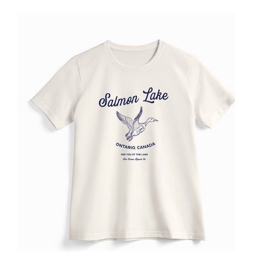 Salmon Lake | Womens | Classic Mallard Duck Supima Cotton T-Shirt