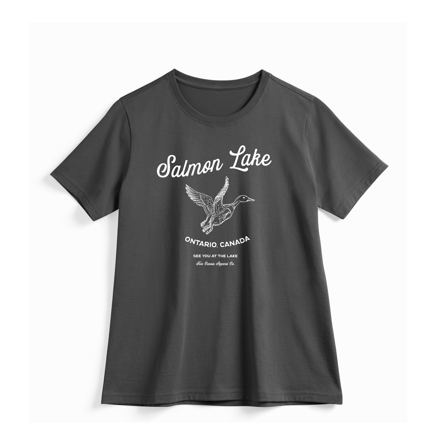 Salmon Lake | Womens | Classic Mallard Duck Supima Cotton T-Shirt