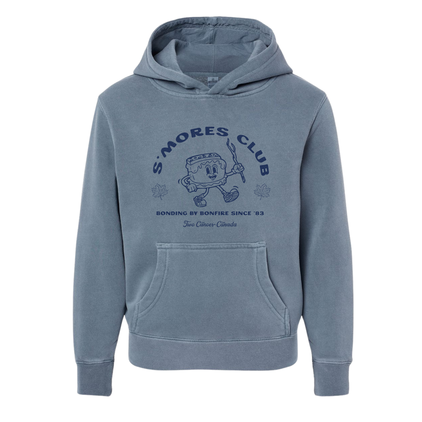 Kids | S'Mores Club | Pigment Dyed Fleece Hoodie